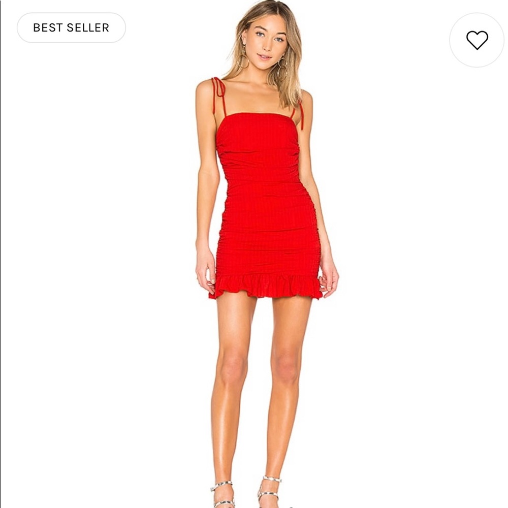 Lovers + Friends Amy Mini in Cherry size Small